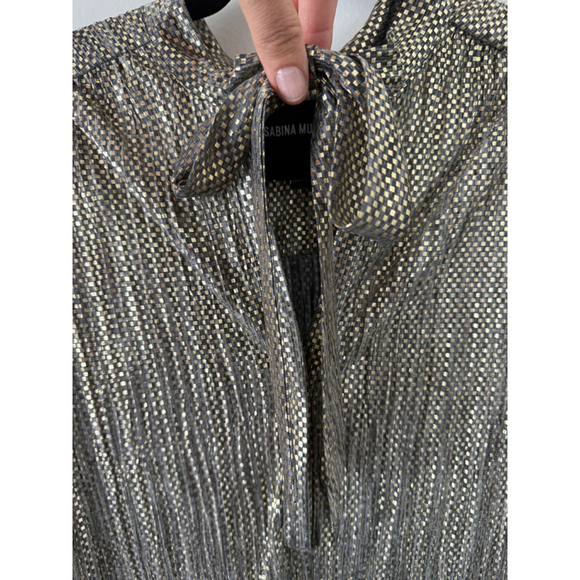 Women's Sabina Musayev Shimmer Tunic, Sz XL - Picture 7 of 10